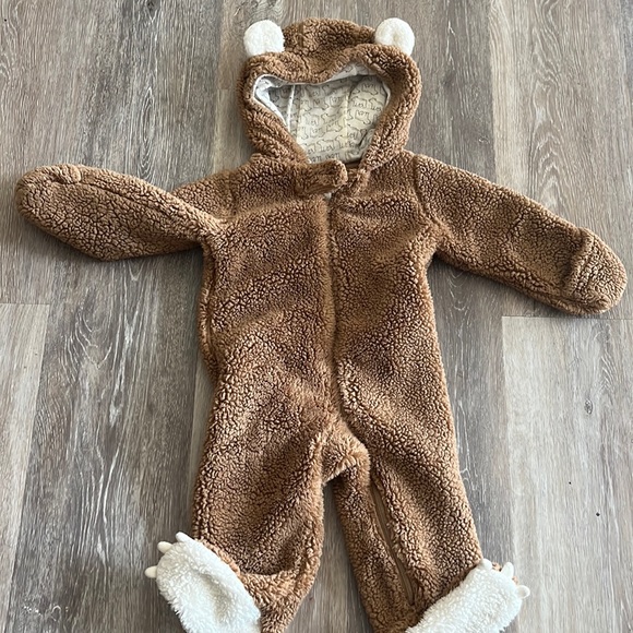Carter's Other - Carters Baby Snowsuit Brown Bear Cuddly Fur size 9mp